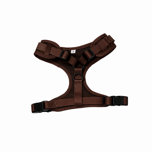 Brown Pleated Adjustable Harness